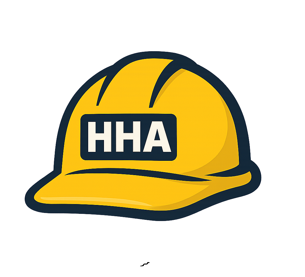 Hard Hat Advertising Logo